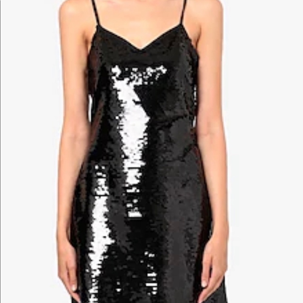 MICHAEL KORS PAILETTE SEQUIN DRESS